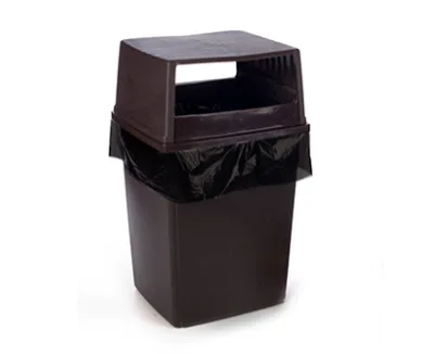 25x17x48" Can Liners, 3mil, Black - 100/case