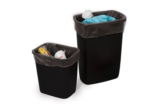15X9X24″ Can Liners, 2mil, Black – 500/case