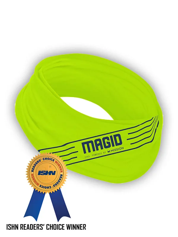 Hi-Vis Lime Yellow Cooling Neck Gaiter and Face Cover