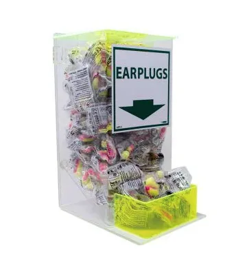Acrylic PPE Dispenser: Compact Ear Plug Dispenser