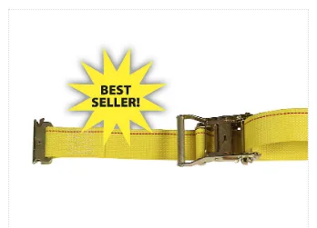 2" x 12' Ratchet Strap w/ E-Track Fittings