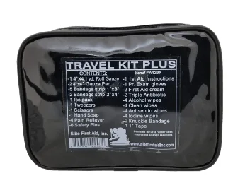 Travel Plus First Aid Kit for Vehicle Glovebox