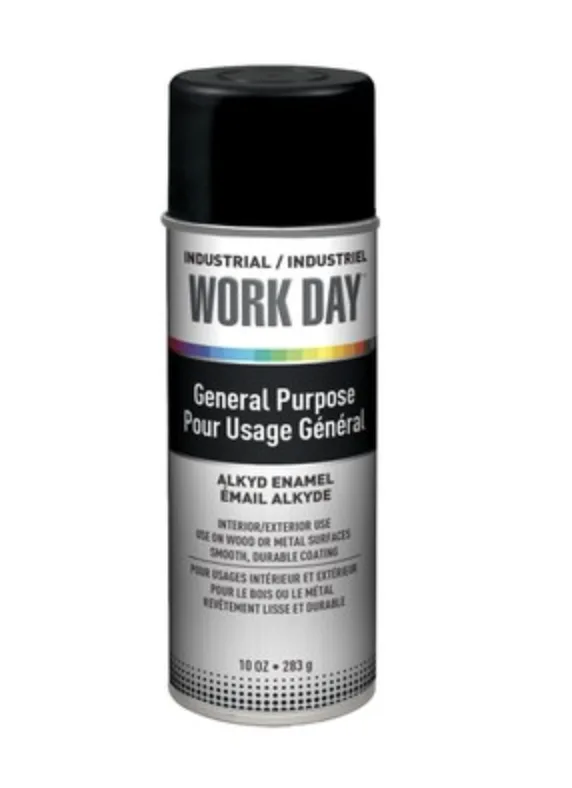Krylon Work Day - BLACK - Industrial Spray Paint