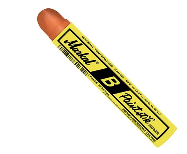MARKAL - "B" Orange Paintstik® – (Box of 12)