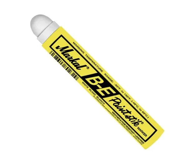 MARKAL "B-E" White High Visibility Paintstik® – (Box of 12)