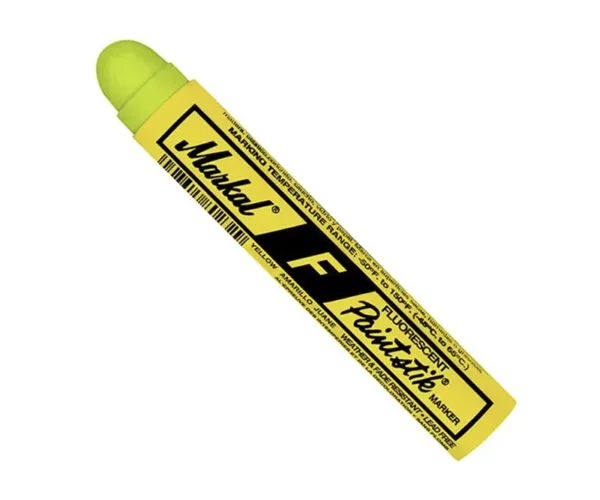 MARKAL "F" Fluorescent YELLOW High Visibility Paintstik® – (Box of 12)