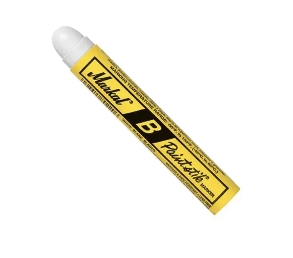 MARKAL "B" White Paintstik® – (Box of 12)