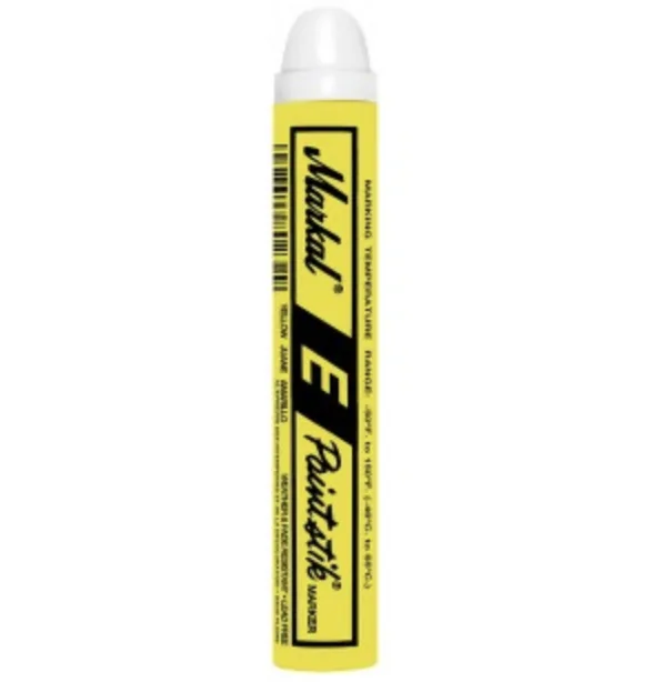 MARKAL "E" White High Visibility Paintstik® – (Box of 12)
