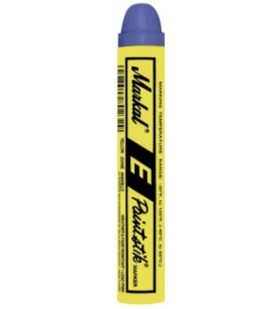 MARKAL "E" Blue High Visibility Paintstik® – (Box of 12)