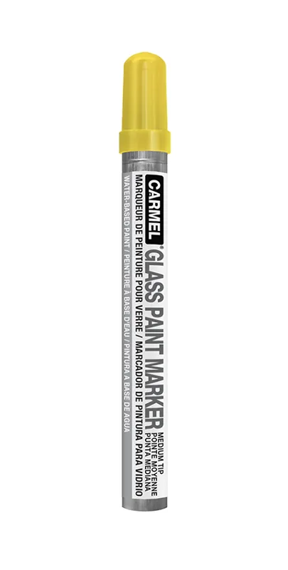 Glass Paint Marker - Medium Tip - Yellow - 12 per Box