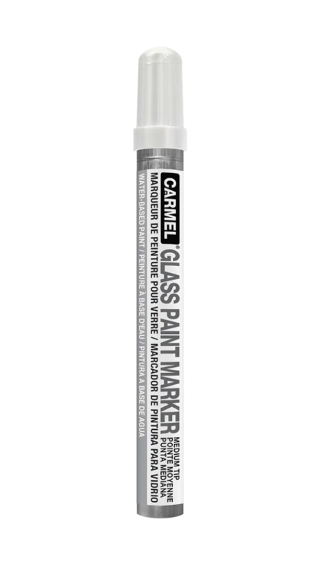Glass Paint Marker - Medium Tip - White - 12 per Box