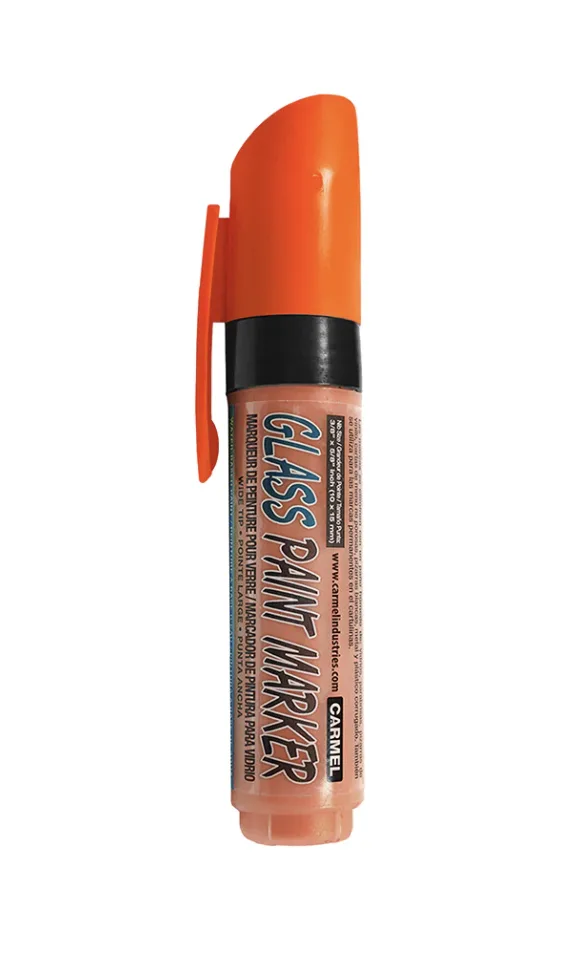 Glass Paint Marker - Wide Tip - Orange