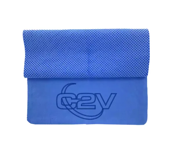 X-SCORCH, Blue Cooling Towel, 33.5" x 13"