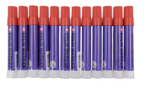 Sakura Solid High Temperature Markers - RED - (box of 12)