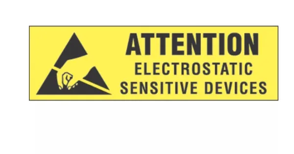 Attention - Static Sensitive Devices 3/8 x 11/4" Labels 500 Per Roll
