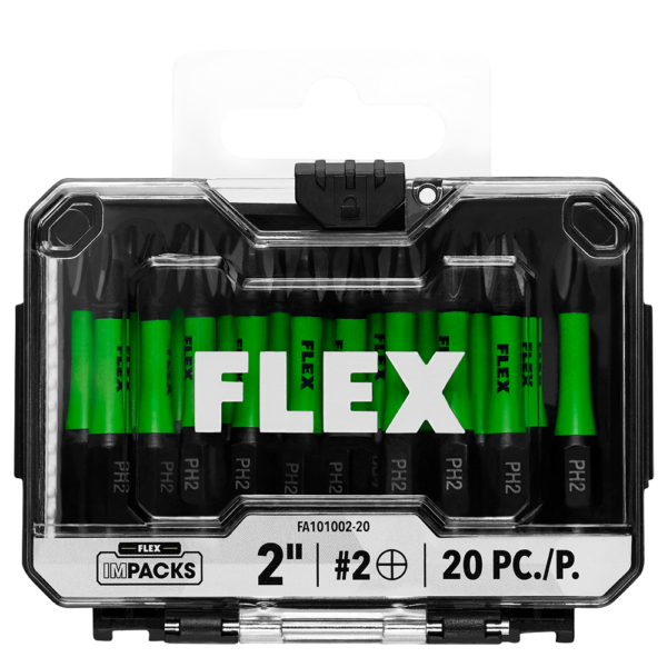 IMPACKS 20-PIECE 2" PH2 IMPACT DRIVER BITS