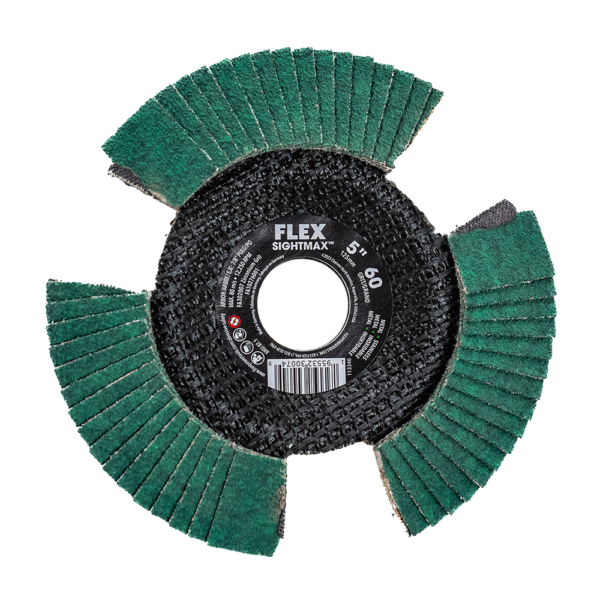 5" SIGHTMAX™ 60 Grit Flap Disc