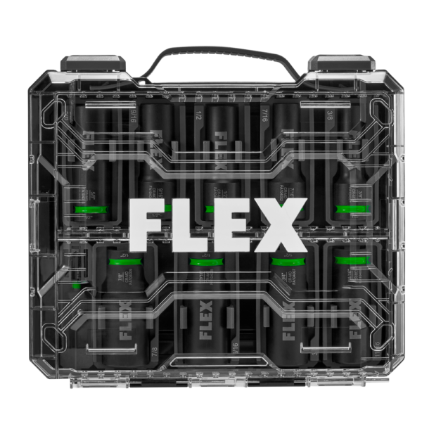 10-PIECE THIN WALL DEEP WELL 6-POINT 1/2" DRIVE IMPACT NUT SOCKET SET