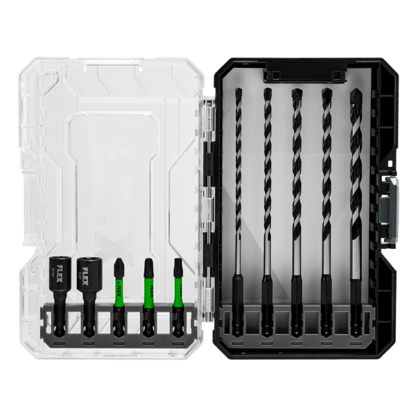 10-PIECE CARBIDE-TIPPED MULTI-CONSTRUCTION DRILL & DRIVE BIT SET