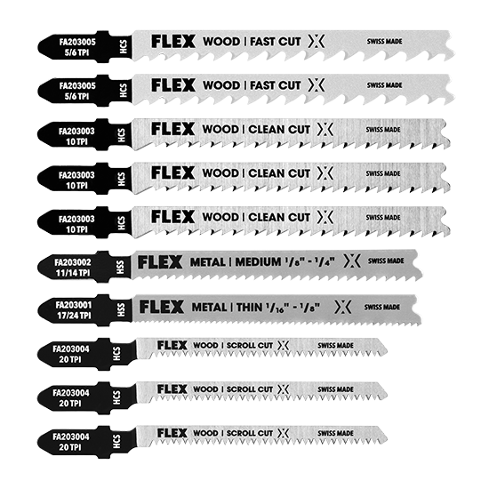 10 PC. JIGSAW BLADE KIT